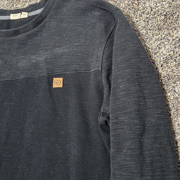 Black Tentree Mens/unisex Crewneck sweatshirt - Picture 3 of 6